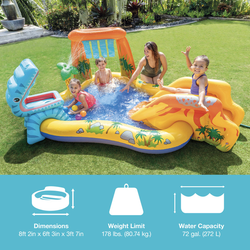 Intex dinosaur inflatable play shops center